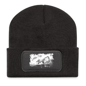 Water Polo - Recycelte Patch Beanie - Dunkelgrau - Vorne