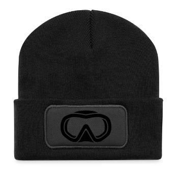 Logo de l’apnée - Beanie recyclé à patch - noir - Devant