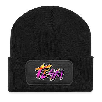 Team - Recycled Patch Beanie - black - Front