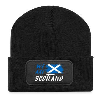 We are Scotland flags design - Recycled Patch Beanie - black - Front