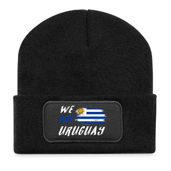 nous sommes l'Uruguay - Beanie recyclé à patch - noir - Devant