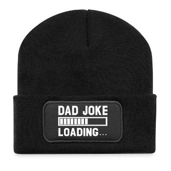 Loading Dad Joke Graphic Tee - Recycled Patch Beanie - black - Front