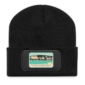 Château de Montsoreau, Loire Valley - Recycled Patch Beanie - black - Front