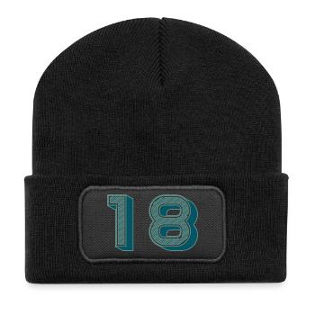 18. 18 YEARS OLD. 18th ANNIVERSARY - Recycled Patch Beanie - black - Front