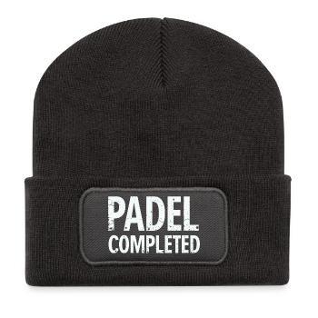 Chemise de padel Padel Complete Hoodie Design - Beanie recyclé à patch - charbon - Devant