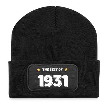 Das Beste von 1931 - Recycelte Patch Beanie - Schwarz - Vorne