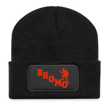 Mount Bromo Indonesia - Recycled Patch Beanie - black - Front