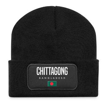 Chittagong, Bangladesh - Recycled Patch Beanie - black - Front