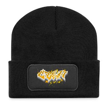 équipage - Beanie recyclé à patch - noir - Devant