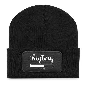 Chargement de Noël - Beanie recyclé à patch - noir - Devant