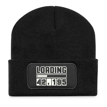 Chargement 42 195 Marathon - Beanie recyclé à patch - noir - Devant