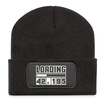Chargement 42 195 Marathon - Beanie recyclé à patch - charbon - Devant