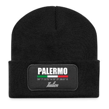 Palermo - Recycled Patch Beanie - black - Front
