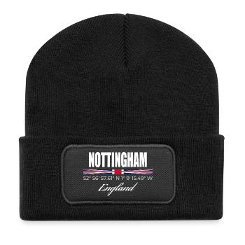 Nottingham - Recycled Patch Beanie - black - Front