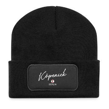 Köpenick - Berlin Flag - Berlin Bear - Recycled Patch Beanie - black - Front