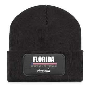 Florida - Recycled Patch Beanie - dark grey - Front