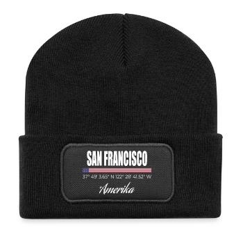 San Francisco - Recycled Patch Beanie - black - Front