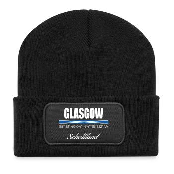 Glasgow - Recycled Patch Beanie - black - Front