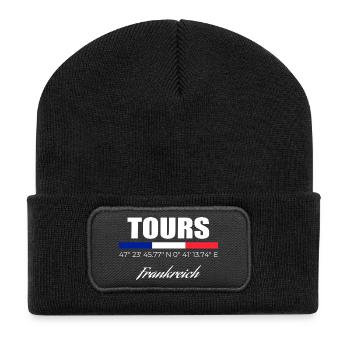 Tours - Recycled Patch Beanie - black - Front