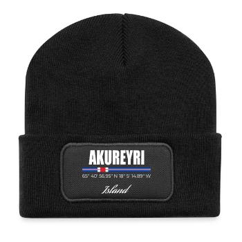 Akureyri - Recycled Patch Beanie - black - Front