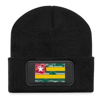 Togo en tant que Togo - Beanie recyclé à patch - noir - Devant