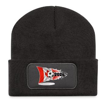 Canada 2026 Soccer Rush - Recycled Patch Beanie - dark grey - Front