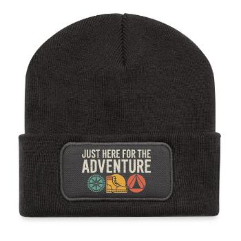 Tente Boussole Adventure Boots - Beanie recyclé à patch - charbon - Devant