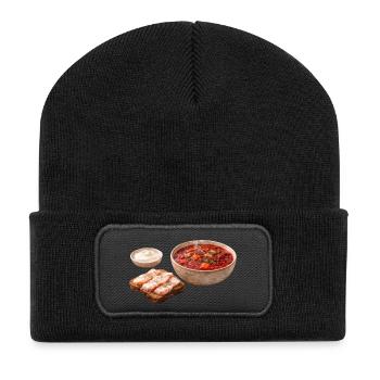 Borsch - Recycled Patch Beanie - black - Front