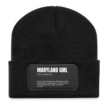 Maryland Girl Courage and Empathy - Recycled Patch Beanie - black - Front