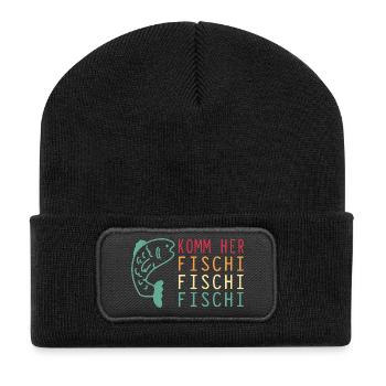 Venez ici Fischi Fischi Fischi Fischi - Beanie recyclé à patch - noir - Devant