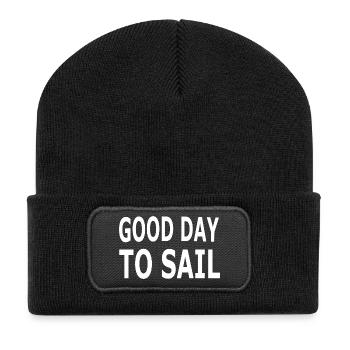 Sail - Recycled Patch Beanie - black - Front