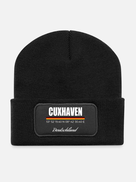 Cuxhaven - Recycelte Patch Beanie - Schwarz