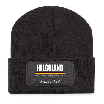 Helgoland - Recycelte Patch Beanie - Dunkelgrau - Vorne