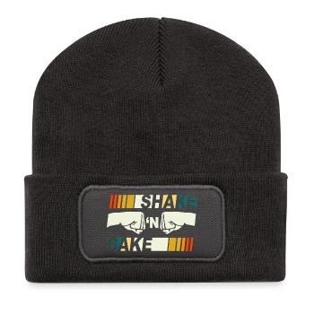 Shake N Bake Fist Bump - Recycled Patch Beanie - dark grey - Front