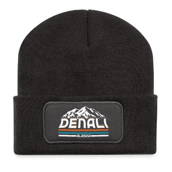 Parc national Alaska Denalis - Beanie recyclé à patch - charbon - Devant