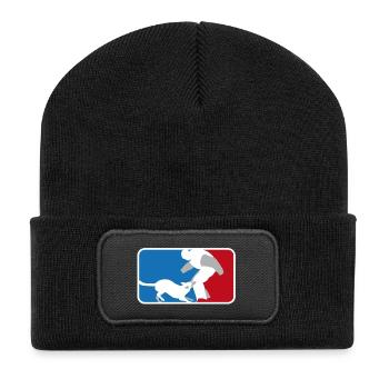 Malinois Mondioring - Recycelte Patch Beanie - Schwarz - Vorne