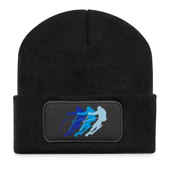 Ski - Beanie recyclé à patch - noir - Devant