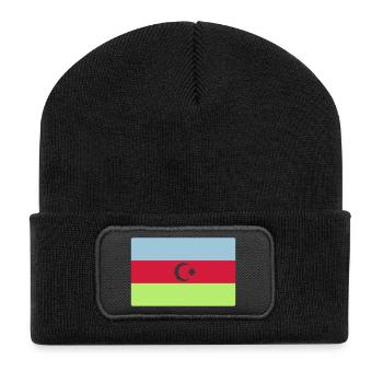 Azerbaijan T-shirt Azerbaijan Bayrak - Recycled Patch Beanie - black - Front