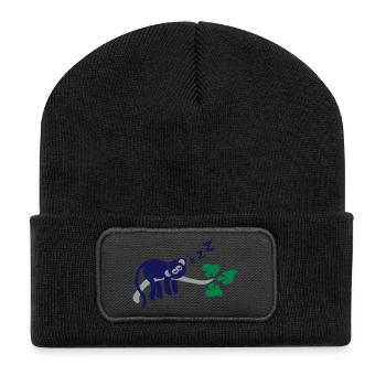 sleeping_monkey - Recycled Patch Beanie - black - Front