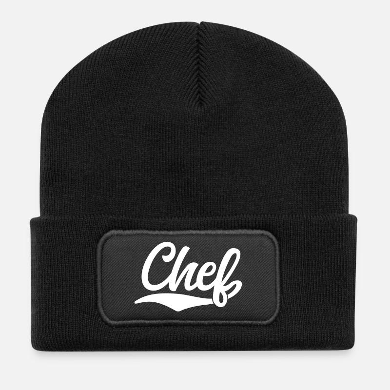 Boss - Beanie recyclé à patch - noir
