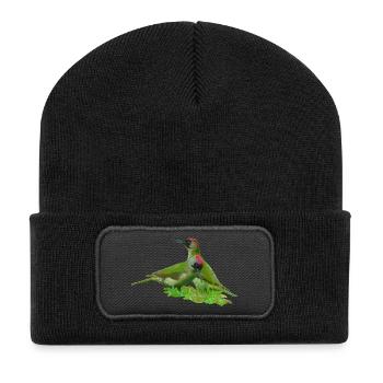 woodpecker - Recycled Patch Beanie - black - Front