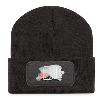 Adventure - Beanie recyclé à patch - charbon - Devant
