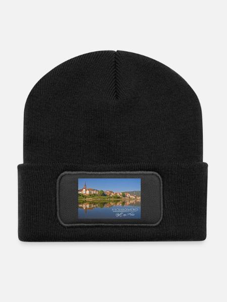 Neckargemünd - city on the river - Recycled Patch Beanie - black