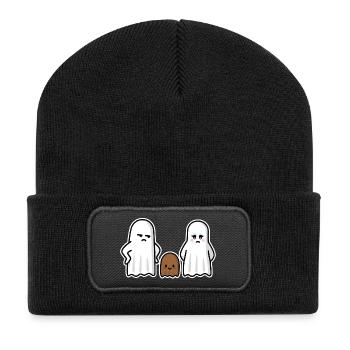 Drôle d’Halloween Adultère Ghost Bastard Baby - Beanie recyclé à patch - noir - Devant