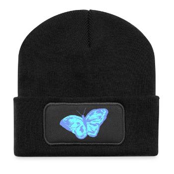 Butterfly - Recycled Patch Beanie - black - Front