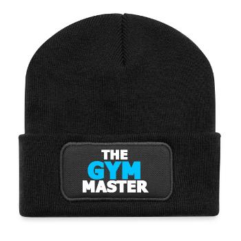 The Gym Master - Recycelte Patch Beanie - Schwarz - Vorne