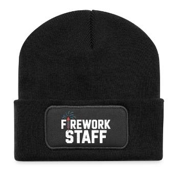 Firework Stuff Party Crew Independence Day 4th of - Recycled Patch Beanie - black - Front