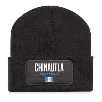 Chinautla Guatemala Guatemalteken - Recycelte Patch Beanie - Dunkelgrau - Vorne