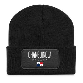 Changuinola Panama Panamanian - Recycled Patch Beanie - black - Front