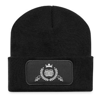Royal beer tradition - Recycled Patch Beanie - black - Front
